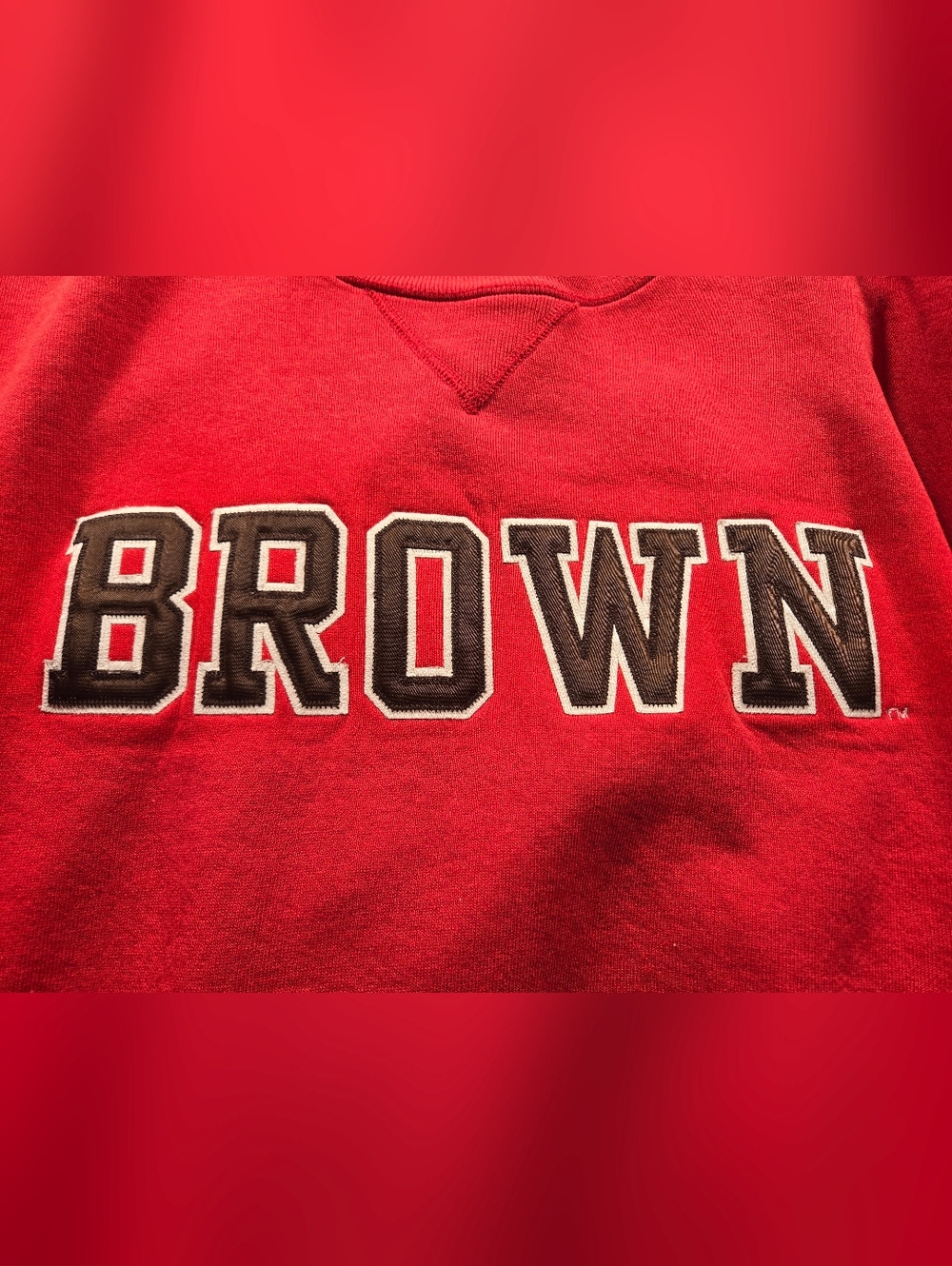 Vintage Russell Athletic Brown University‎  Red Crewneck Sweatshirt XXL